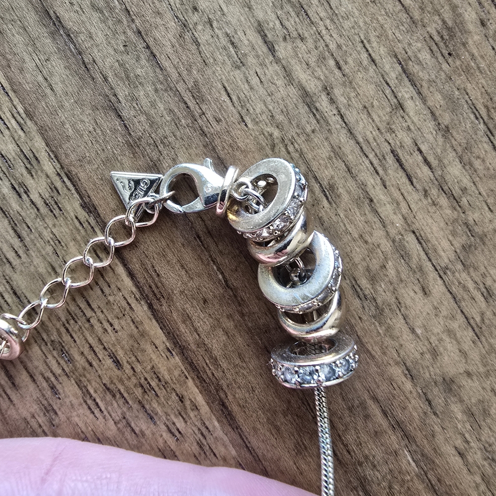Guess Two-Tone Ring Necklace